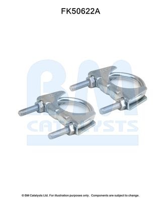 BM CATALYSTS Mounting Kit, exhaust pipe Article number: FK50622 cheaply