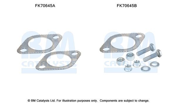 BM CATALYSTS Montagesæt, udstødningsrør Varenummer: FK70645 billige