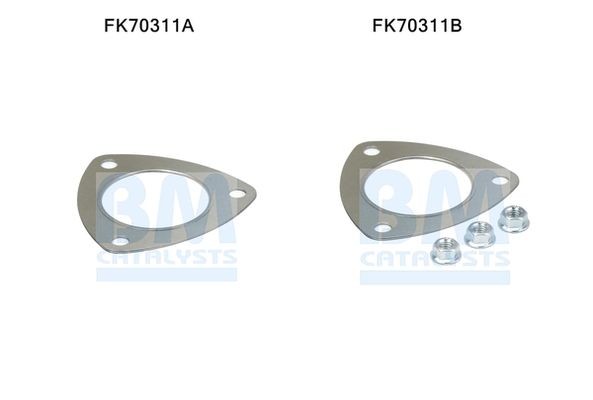 BM CATALYSTS Mounting Kit, exhaust pipe Article number: FK70650 cheaply
