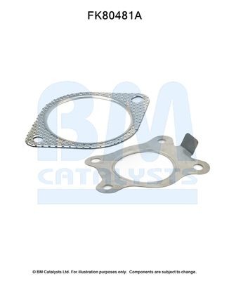 BM CATALYSTS Montagesæt, katalysator Varenummer: FK80481 billige