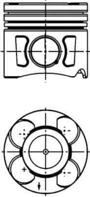 KOLBENSCHMIDT Piston Article number: 41289600 cheaply