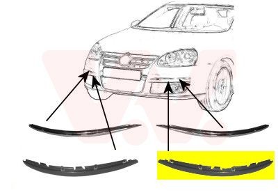 VAN WEZEL Cover, bumper Article number: 5886481 cheaply