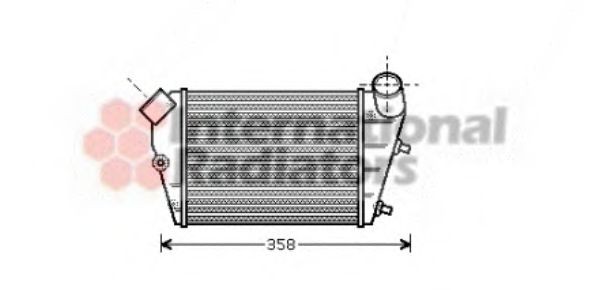 VAN WEZEL Intercooler Article number: 73004085 cheaply