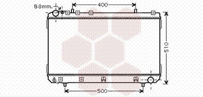 VAN WEZEL Engine radiator Article number: 81002070 cheaply