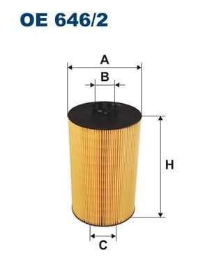 FILTRON Oljefilter artikkelnummer: OE646/2 billig