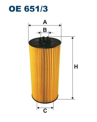 FILTRON Oil filter Article number: OE651/3 cheaply