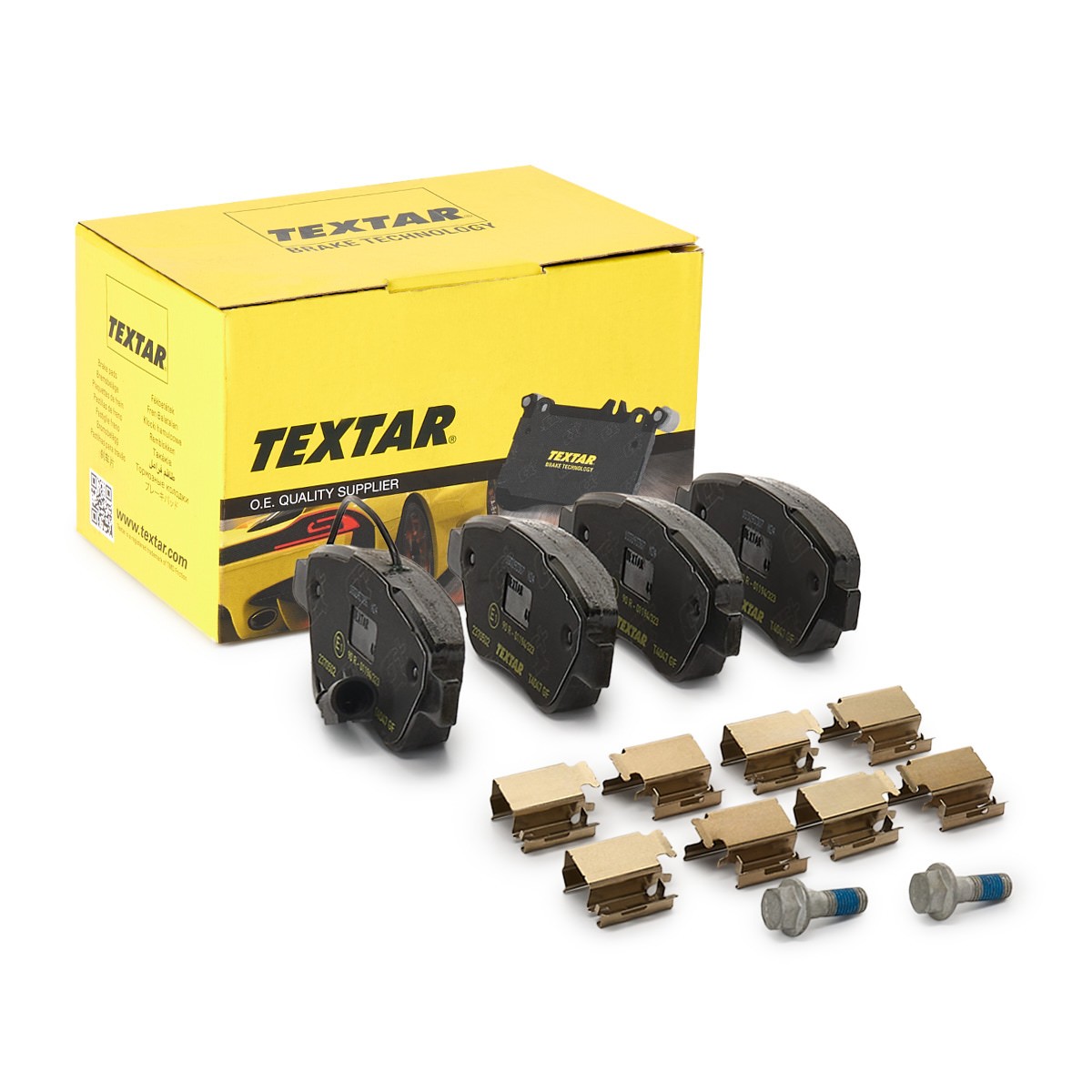 TEXTAR Brake pad set Article number: 2370502 cheaply