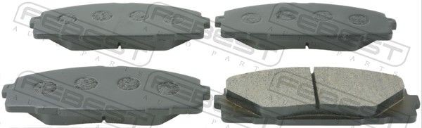 FEBEST Brake pad set Article number: 0101-KDH201F cheaply
