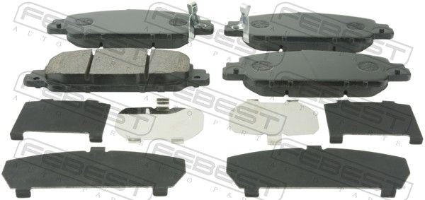 FEBEST Brake pad set Article number: 0301-CR5F cheaply