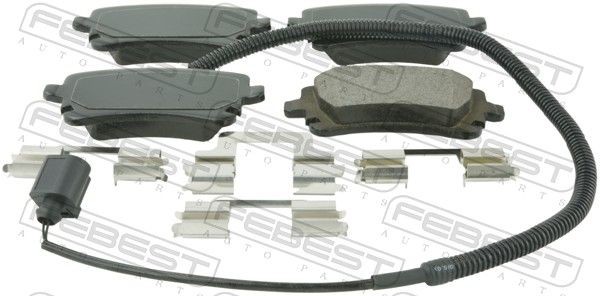 FEBEST Brake pad set Article number: 2301-T5R cheaply