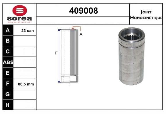 SERA Joint kit, drive shaft Article number: 409008 cheaply