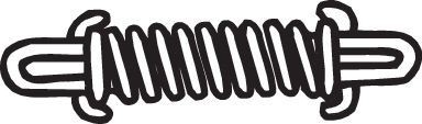 BOSAL Spring, exhaust pipe Article number: 251-669 cheaply