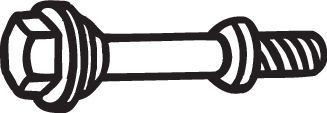 BOSAL Bolt, exhaust system Article number: 258-942 cheaply