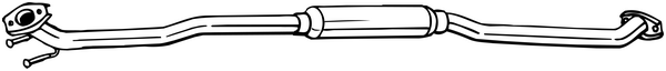 BOSAL Kesksummuti Artikli number: 286-157 soodsalt
