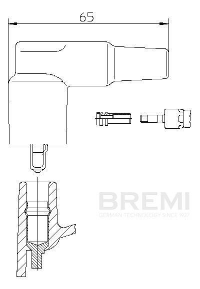 BREMI Plug, coil Article number: 13248 cheaply