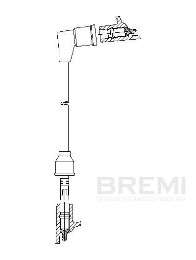 BREMI Tændkabel Varenummer: 314/60 billige