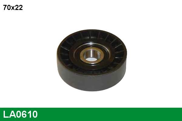 LUCAS Deflection / Guide Pulley, v-ribbed belt Article number: LA0610 cheaply
