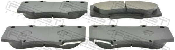 FEBEST Brake pad set Article number: 0101-KUN60F cheaply