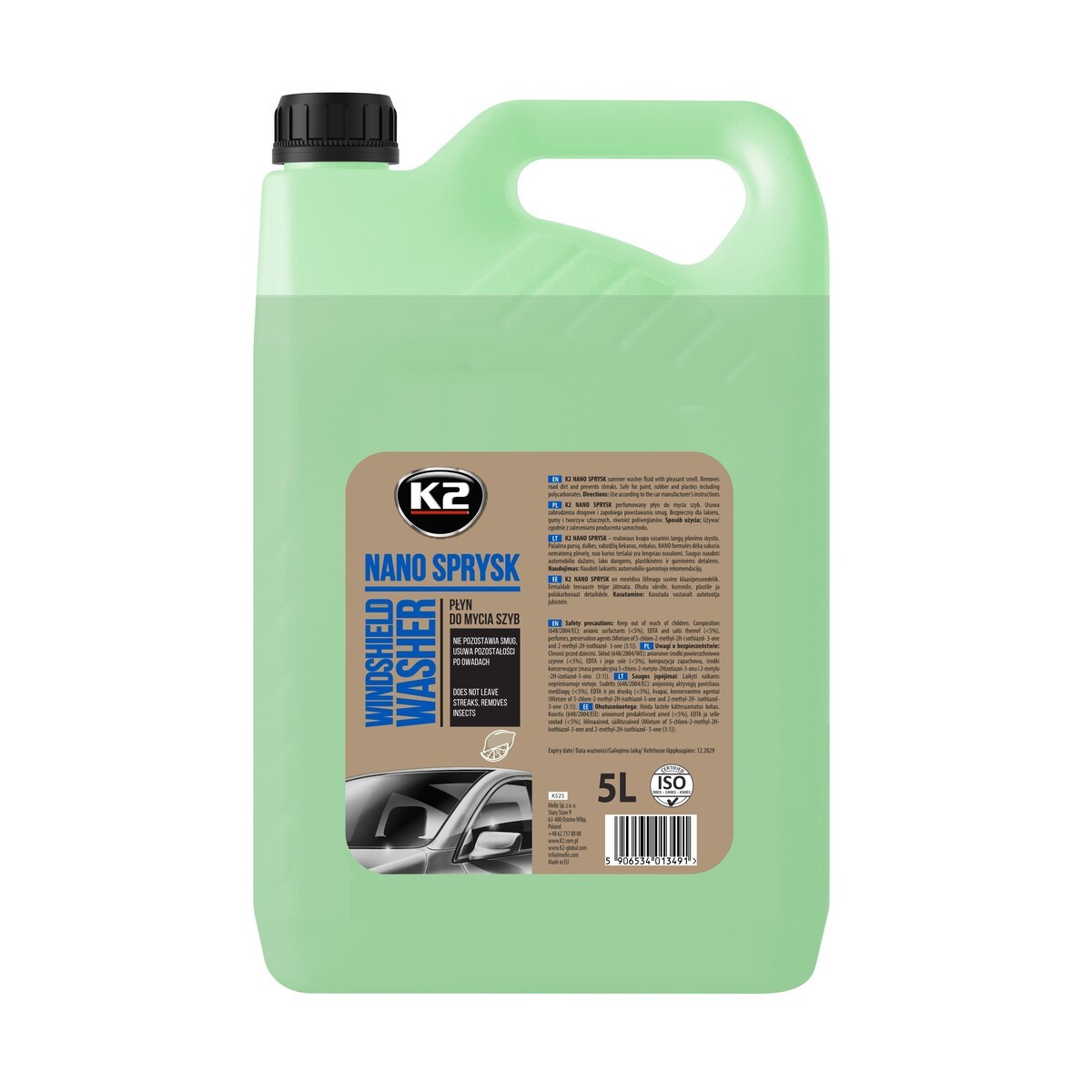 K2 K525 Screenwash SCÉNIC 1.9 dCi 102 PS Diesel 2003