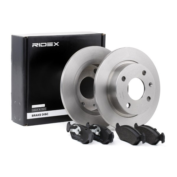 RIDEX Brake discs and pads set Article number: 3405B0257 cheaply