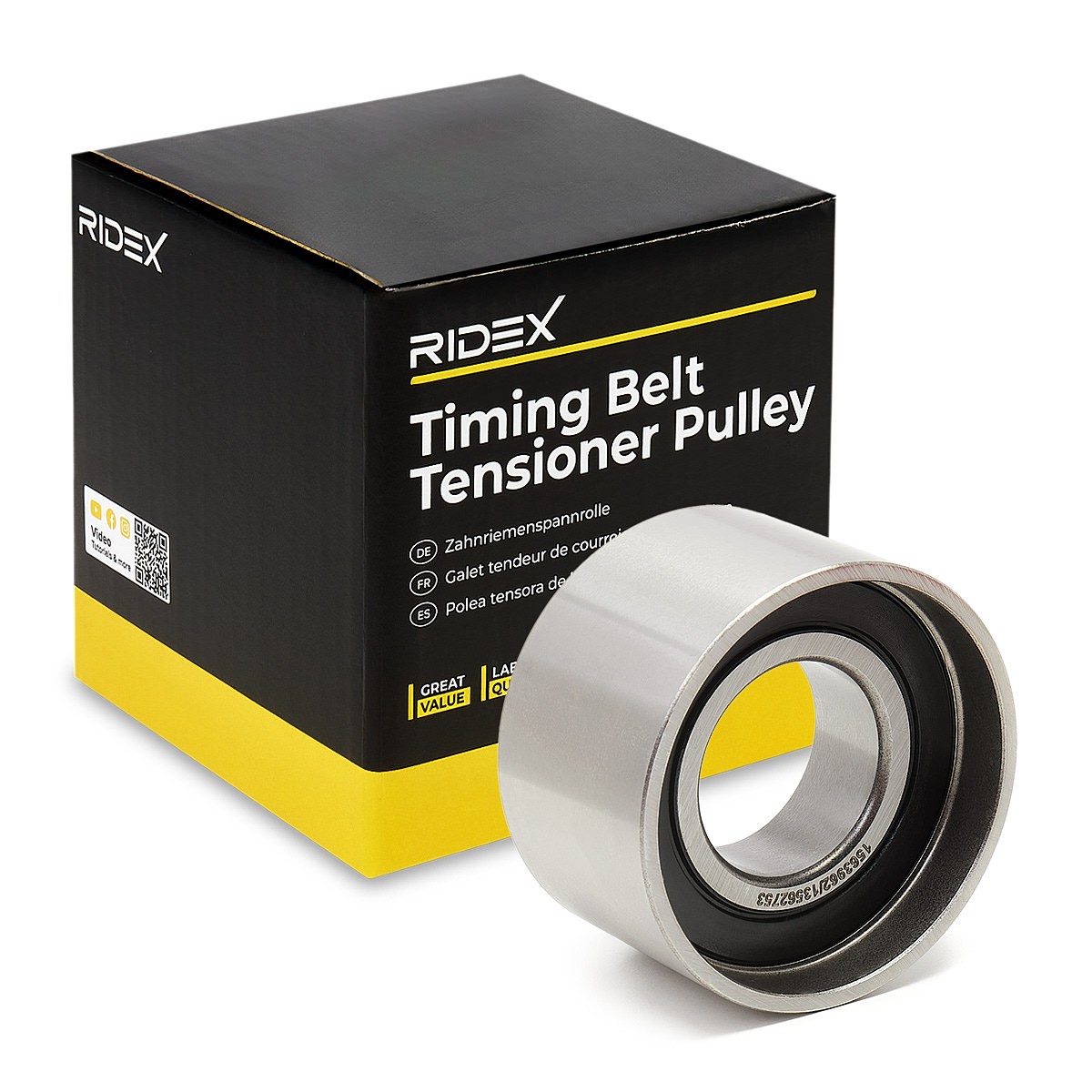 RIDEX Timing belt tensioner pulley Article number: 308T0128 cheaply