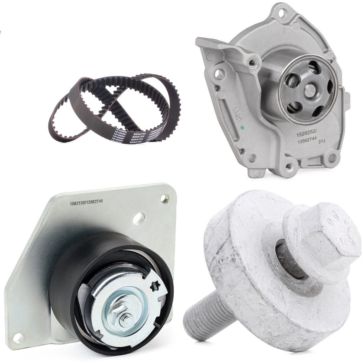 RIDEX Water pump and timing belt kit Article number: 3096W0058 cheaply
