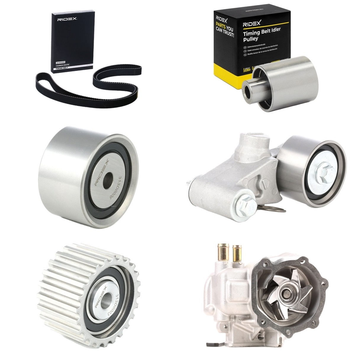 RIDEX Water pump and timing belt kit Article number: 3096W0131 cheaply