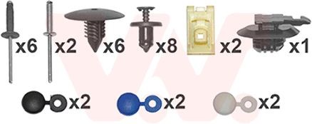VAN WEZEL Mounting Kit, bumper Article number: 4327794 cheaply