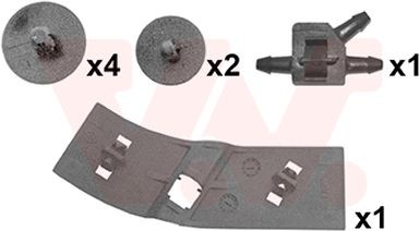 VAN WEZEL Mounting Kit, bonnet Article number: 4333797 cheaply