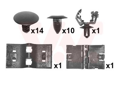 VAN WEZEL Mounting Kit, bonnet Article number: 4407797 cheaply