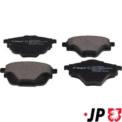 JP GROUP Brake pad set Article number: 3163700610 cheaply