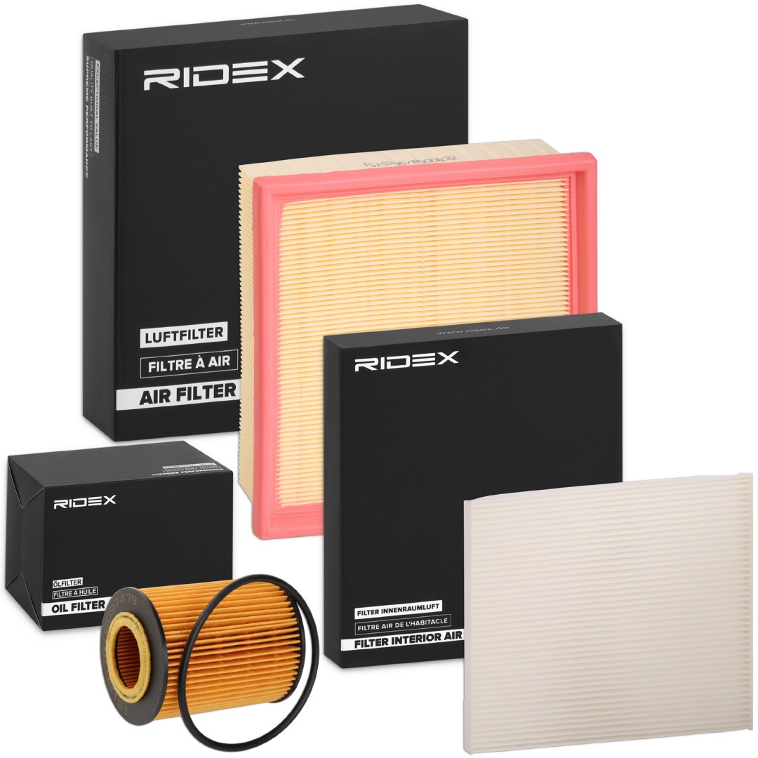 RIDEX Filter kit Article number: 4055F0043 cheaply