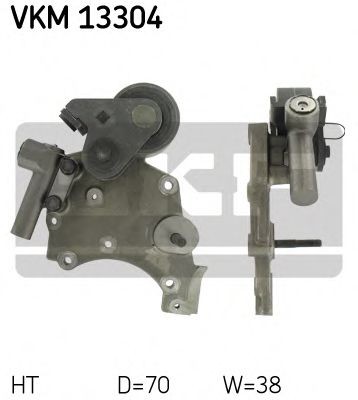 SKF Timing belt tensioner pulley Article number: VKM 13304 cheaply