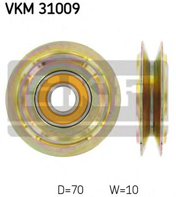 SKF Deflection / Guide Pulley, v-belt Article number: VKM 31009 cheaply