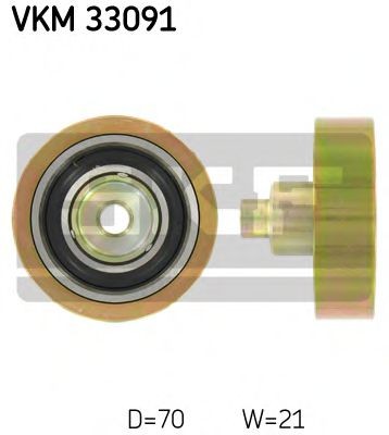 SKF Medløberhjul, multi-V-rem Varenummer: VKM 33091 billige
