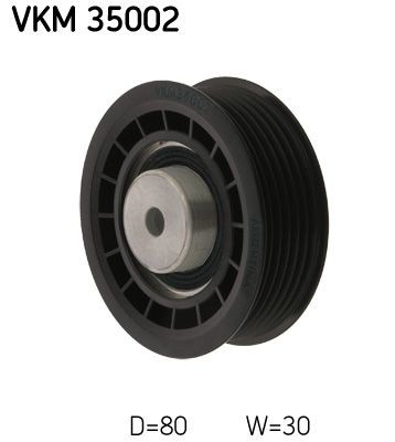 SKF Deflection / Guide Pulley, v-ribbed belt Article number: VKM 35002 cheaply