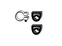 VEGAZ Mounting Kit, exhaust pipe Article number: MA-127 cheaply