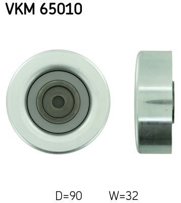SKF Deflection / Guide Pulley, v-ribbed belt Article number: VKM 65010 cheaply