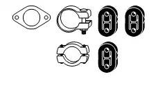 VEGAZ Exhaust mounting kit Article number: RA-161 cheaply