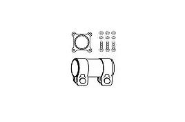 VEGAZ Mounting Kit, catalytic converter Article number: SEA-909 cheaply