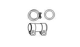 VEGAZ Mounting Kit, catalytic converter Article number: VA-860 cheaply