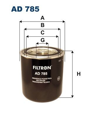 FILTRON Lufttørrer, trykluftsystem Varenummer: AD 785 billige