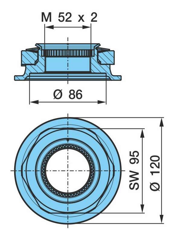 BPW Nut, stub axle Article number: 05.266.47.11.0 cheaply
