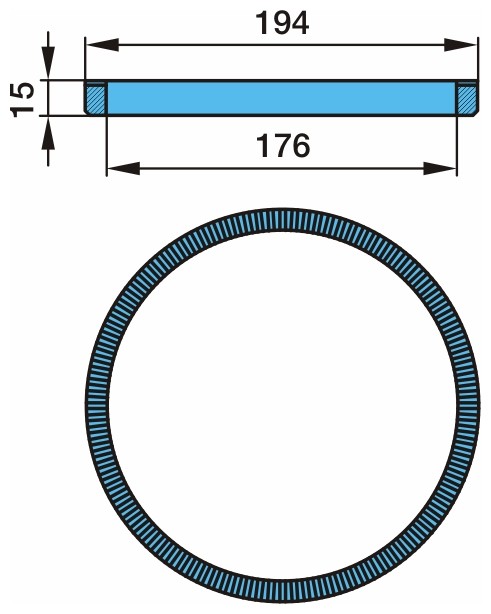 BPW ABS sensor ring Article number: 03.310.08.14.0 cheaply