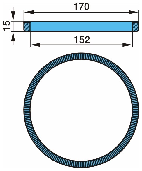 BPW ABS sensor ring Article number: 03.310.08.15.0 cheaply