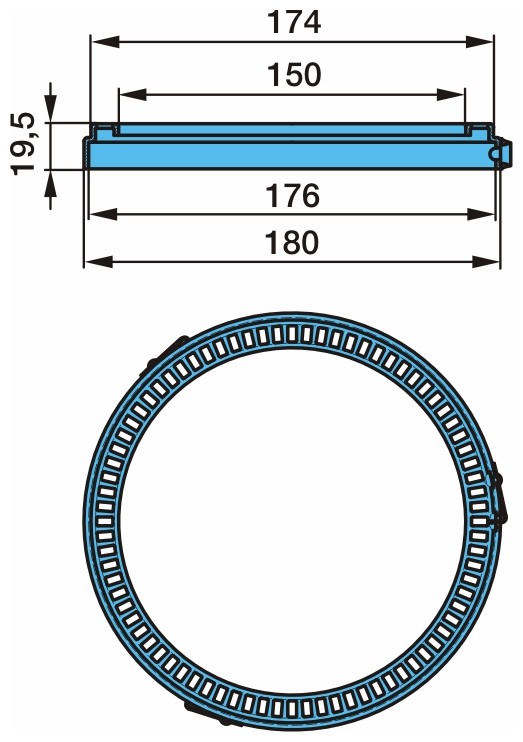 BPW ABS sensor ring Article number: 05.310.08.50.1 cheaply