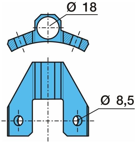 BPW Holder, wheel speed sensor Article number: 03.189.14.86.0 cheaply