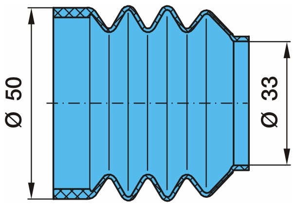 BPW Bellow, brake caliper guide Article number: 02.1011.24.00 cheaply