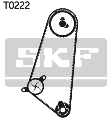 SKF Water pump and timing belt kit Article number: VKMC 05400 cheaply