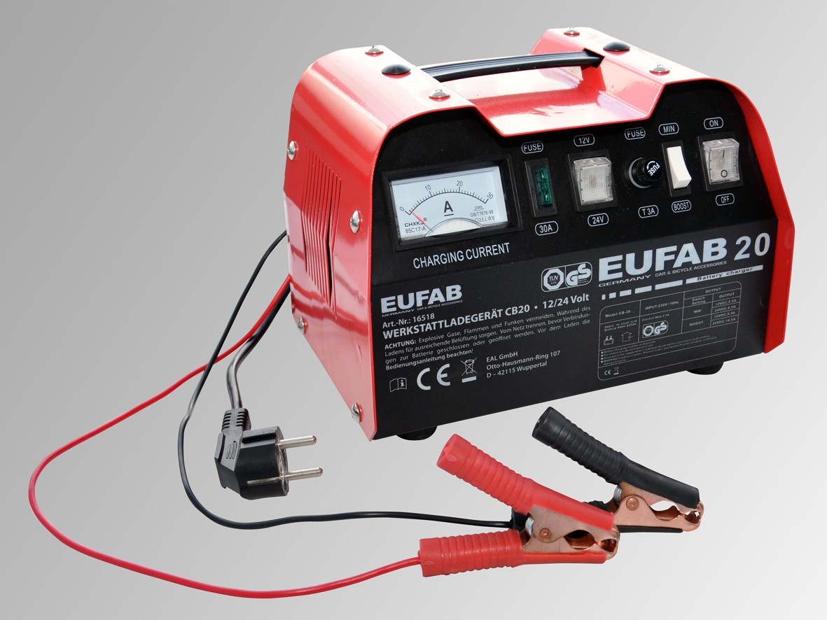 EUFAB Batterilader Varenummer: 16518 billige